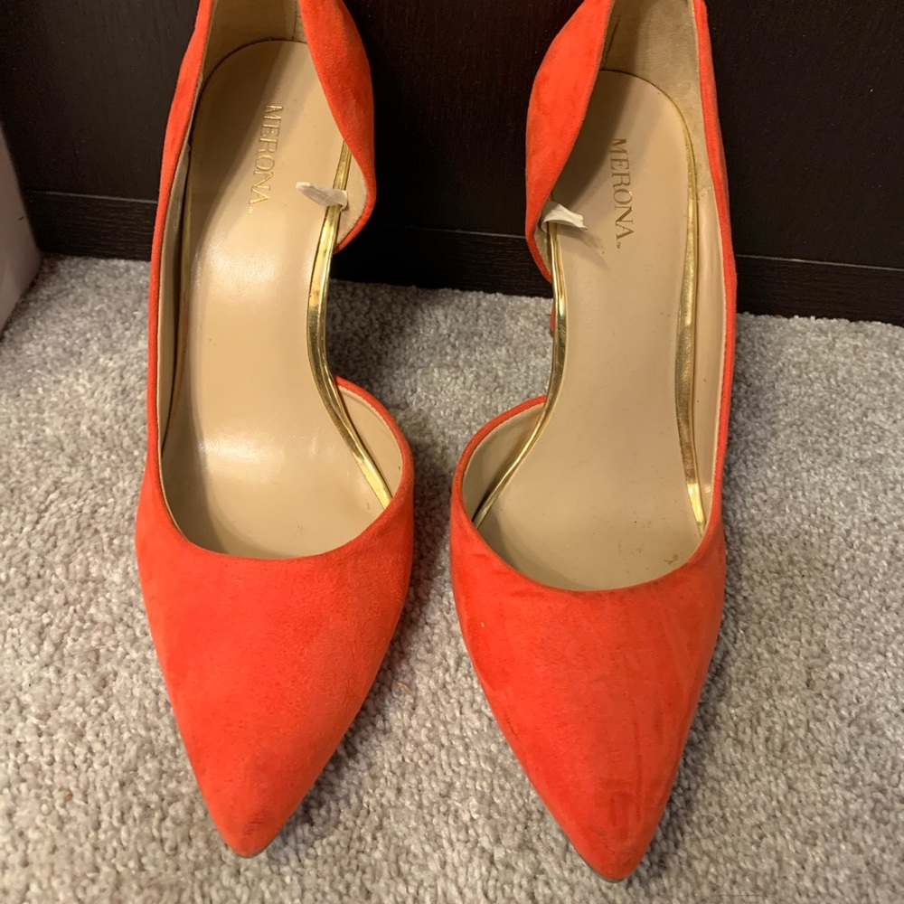 SOLD****Orange Heels